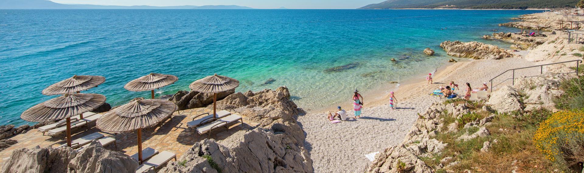 Rabac Beaches Croatia Adriatic