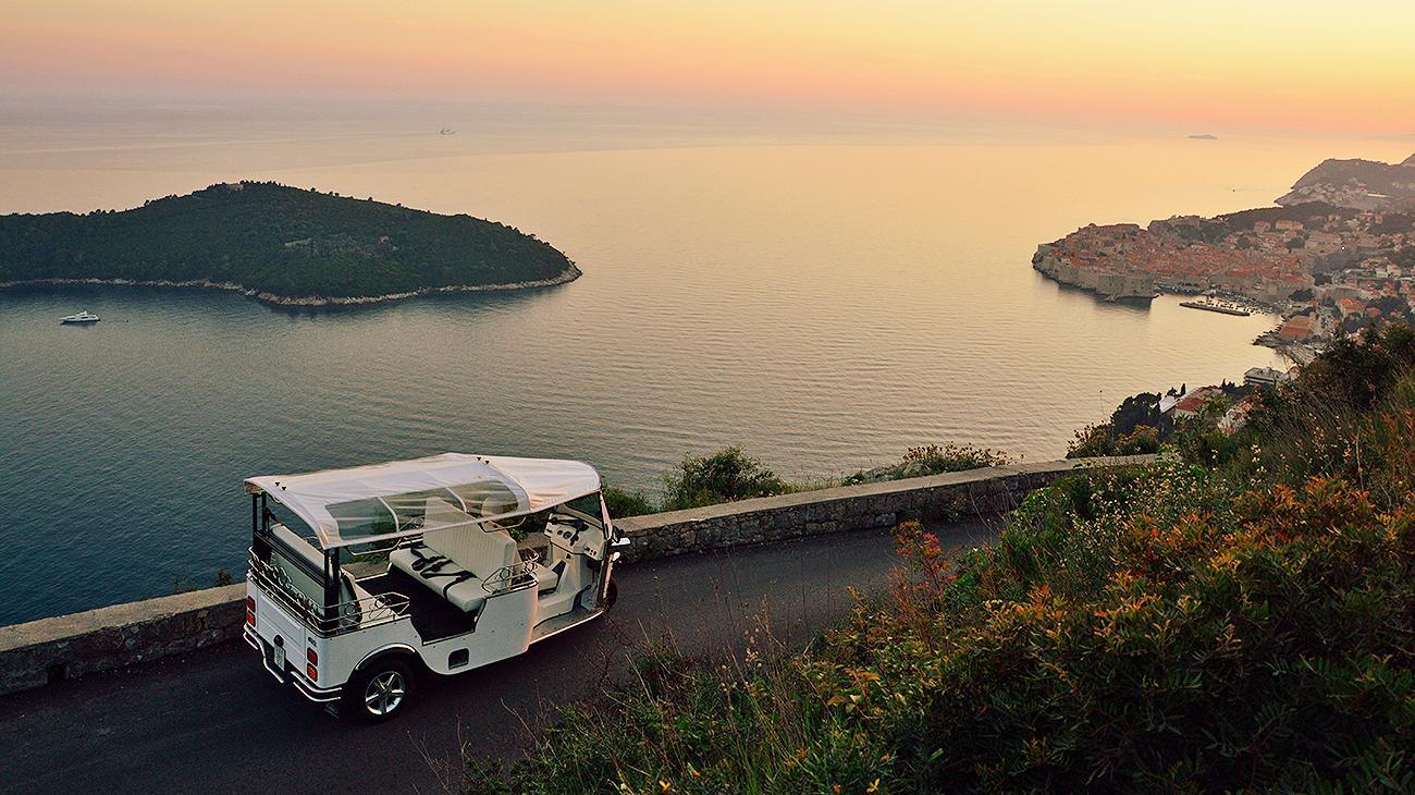 Dubrovnik in sunset