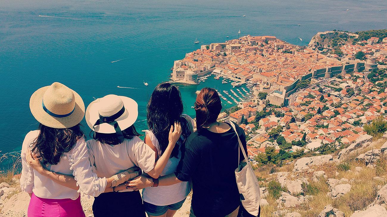 Dubrovnik view from Srdj hill