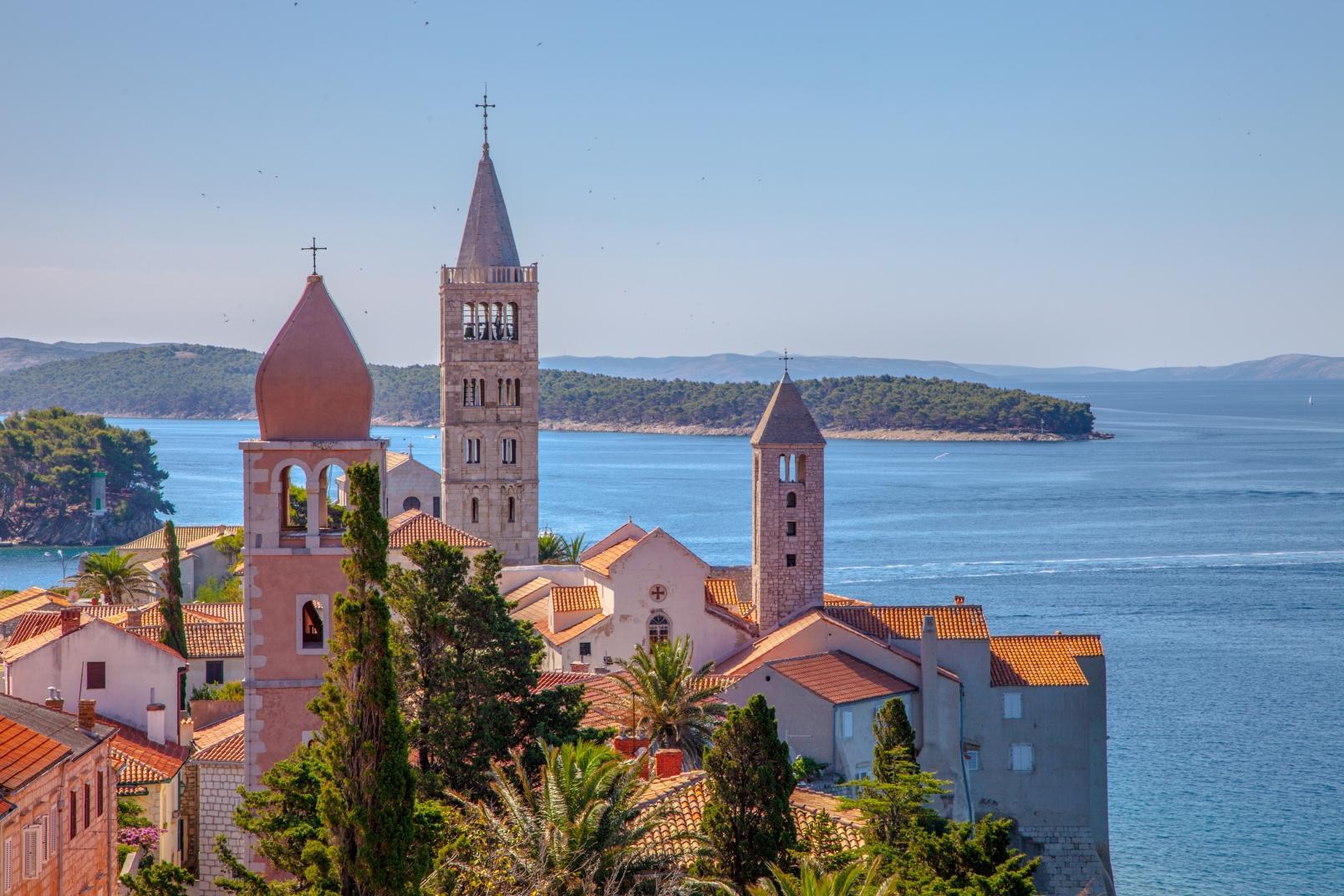 Rab - view from tower