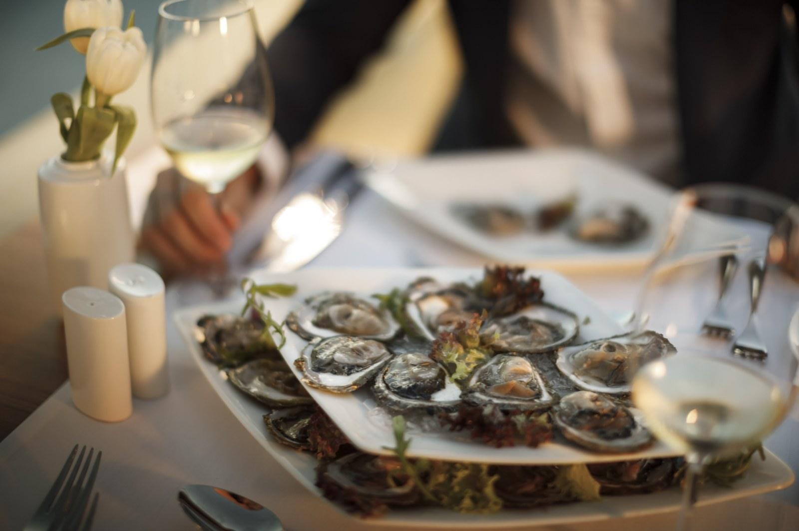 Shellfish on a plate