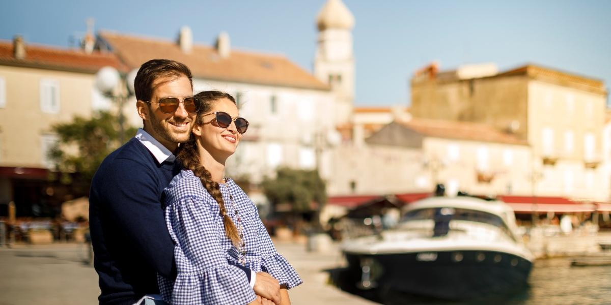 Couple on holiday