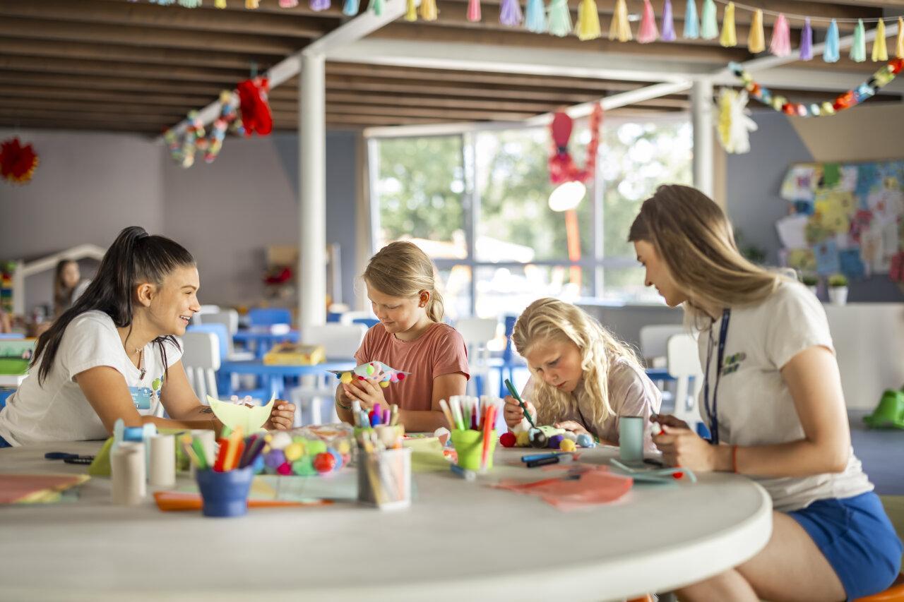 Kids enjoying their time at Valamar Lanterna Camping