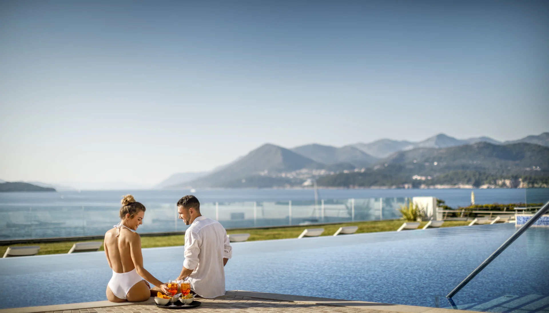 Außenpool im Dubrovnik President Valamar Collection Hotel