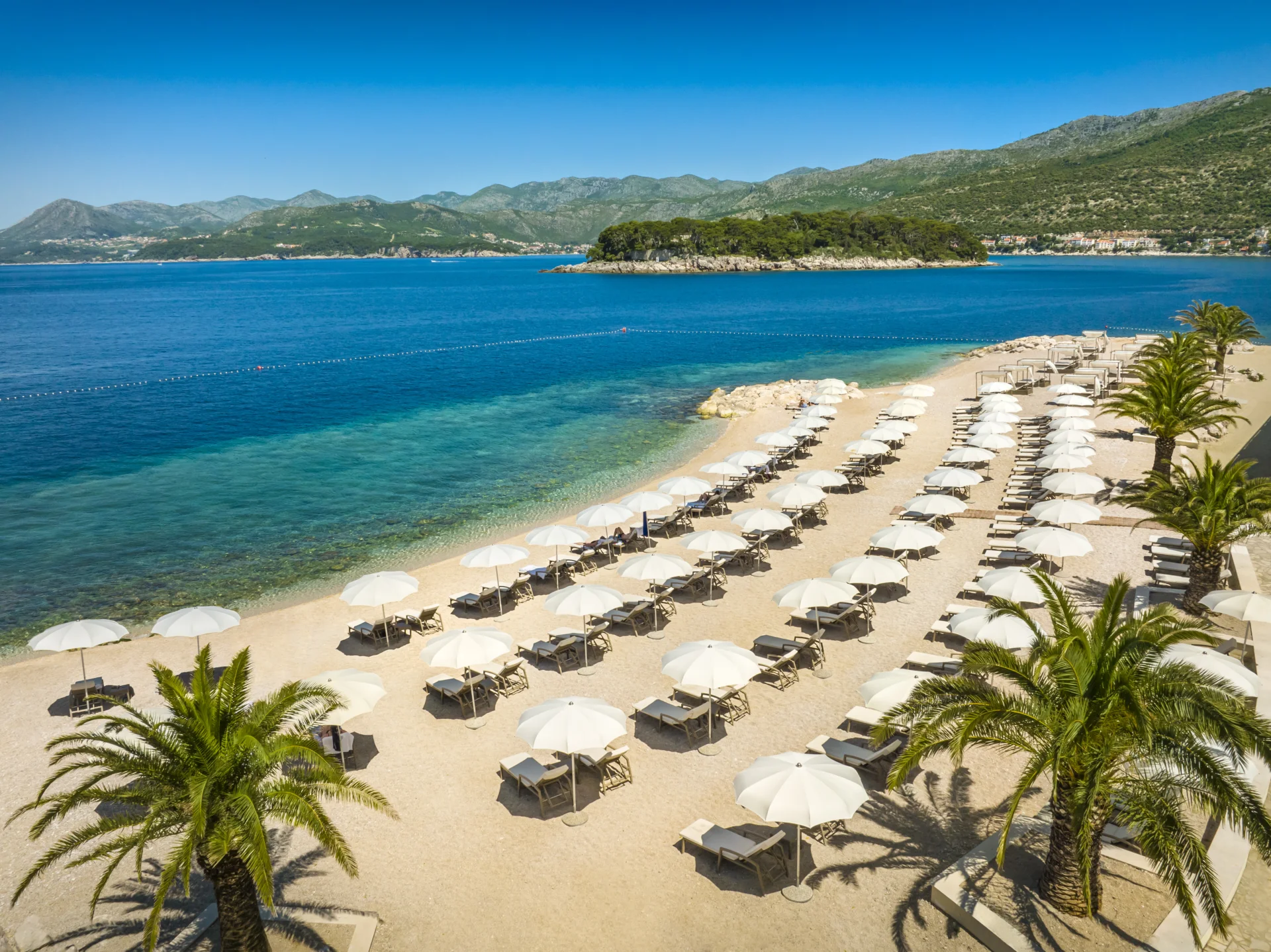 Plaža ispred Dubrovnik President Valamar Collection Hotela uz kristalno more
