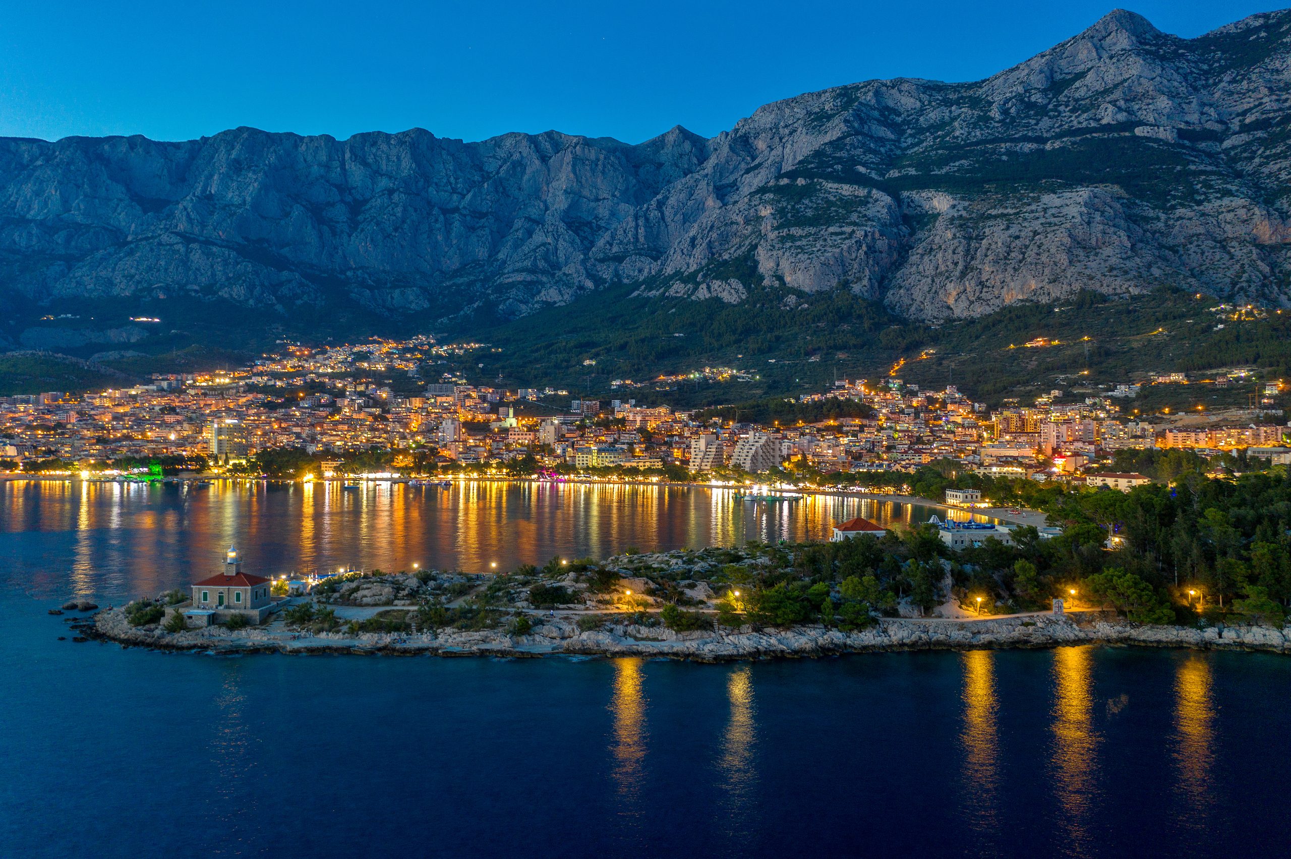 Blick auf die Makarska Riviera