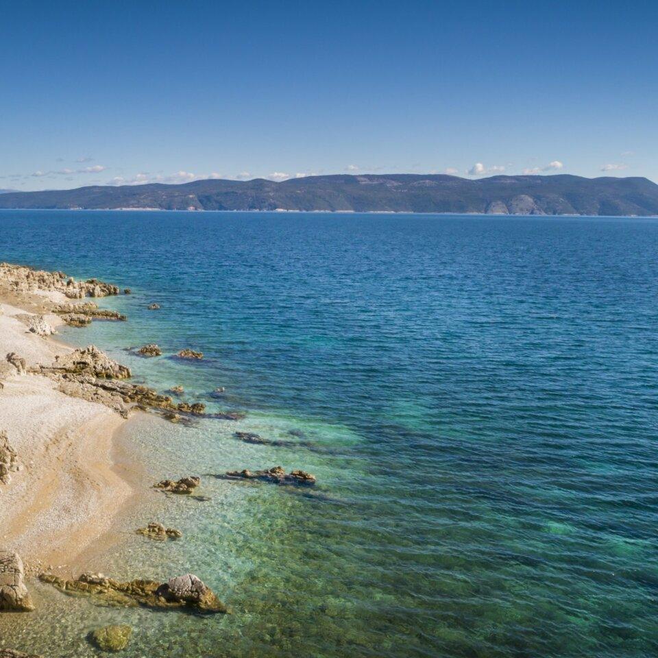 Adriatic coast in Croatia