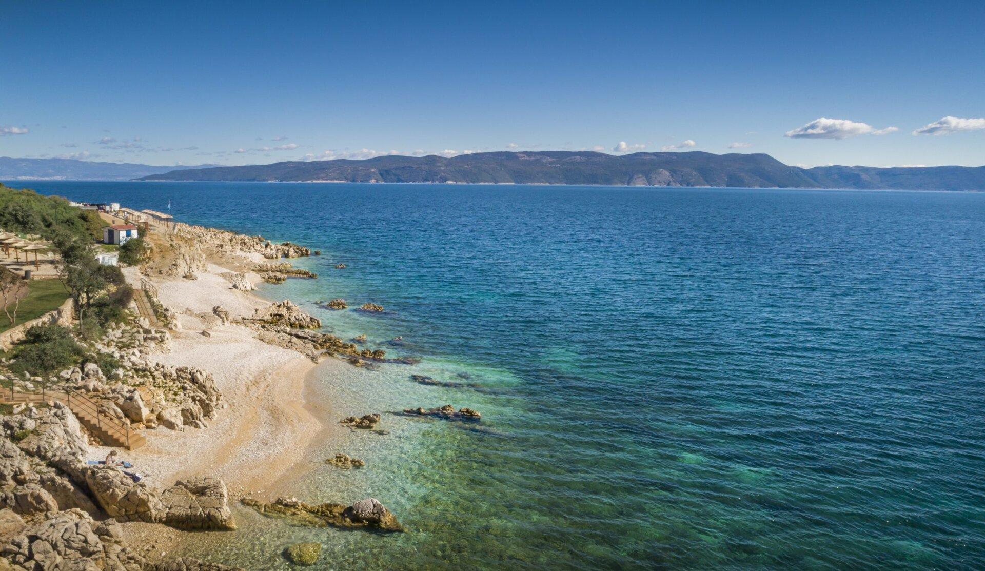 Adriatic coast in Croatia