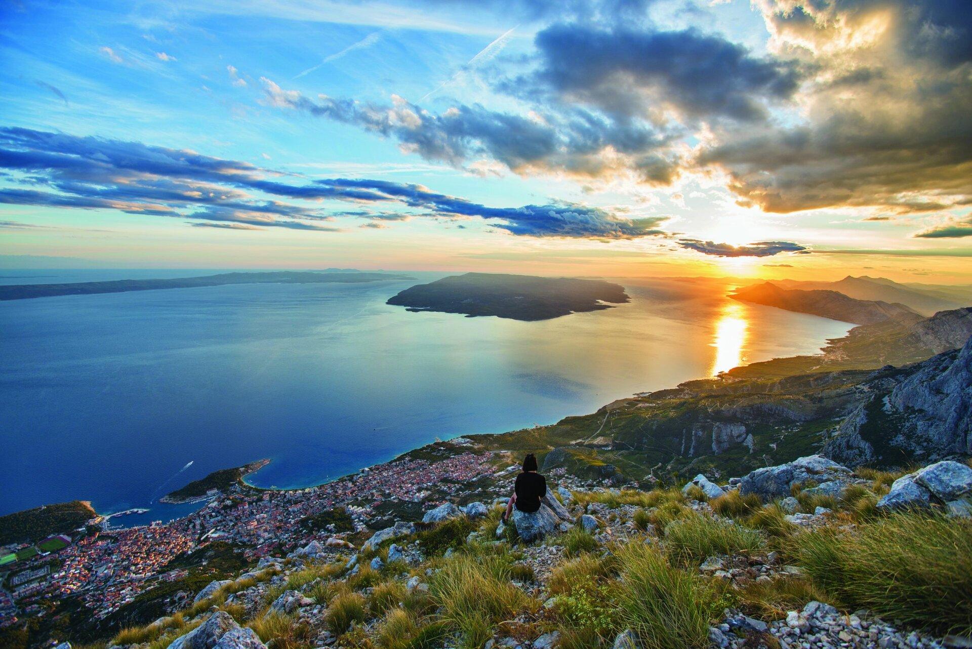 View of Makarska Riviera