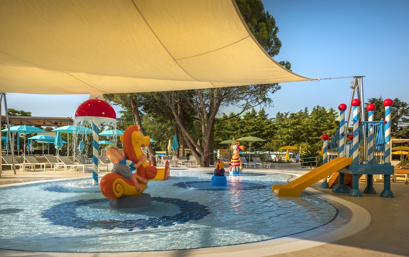 Baby pool in Valamar Parentino Hotel 