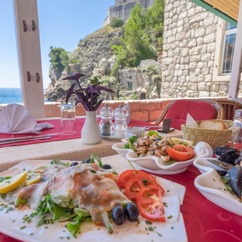 Seafood in Dubrovnik