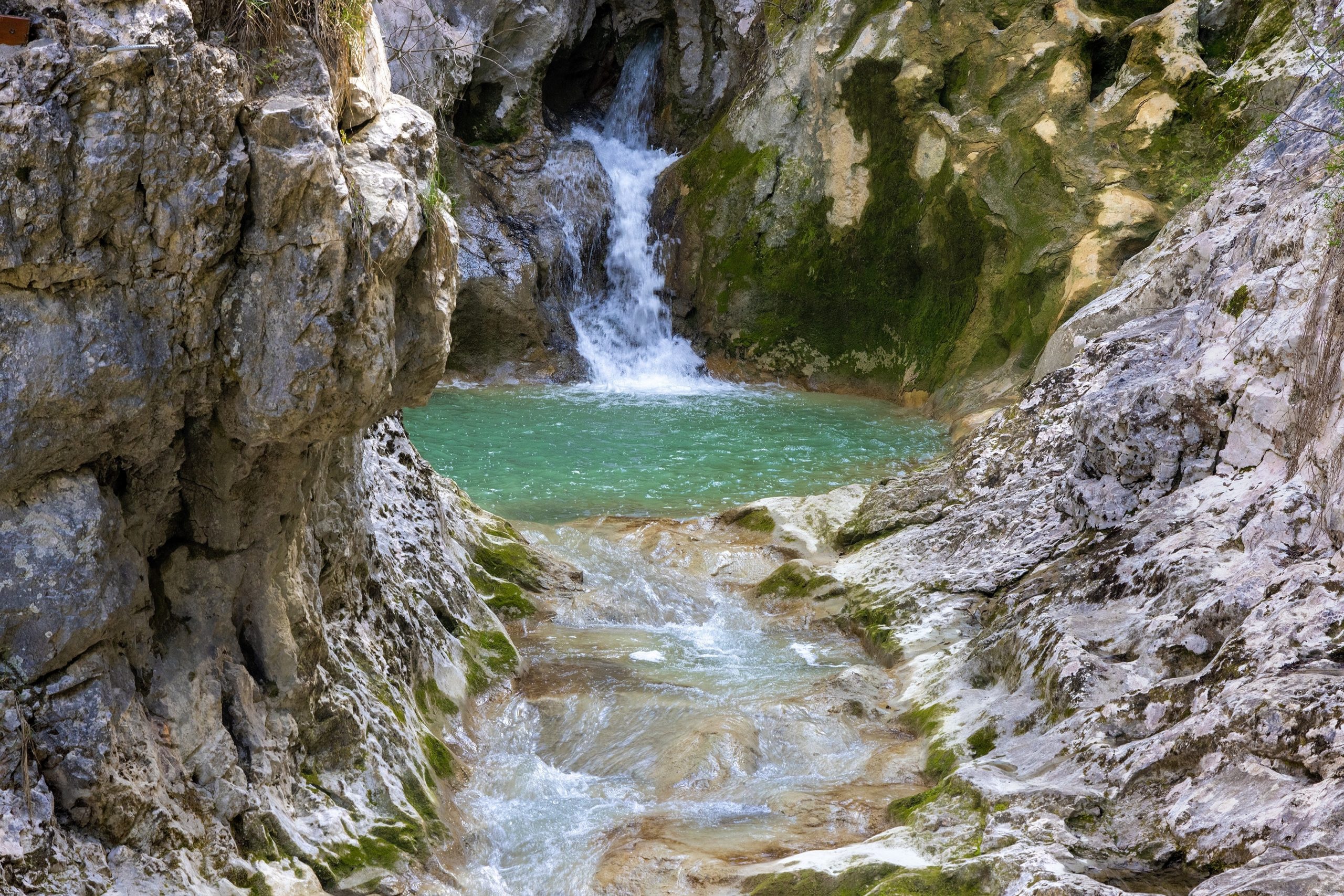 Seven waterfalls trail in Istria