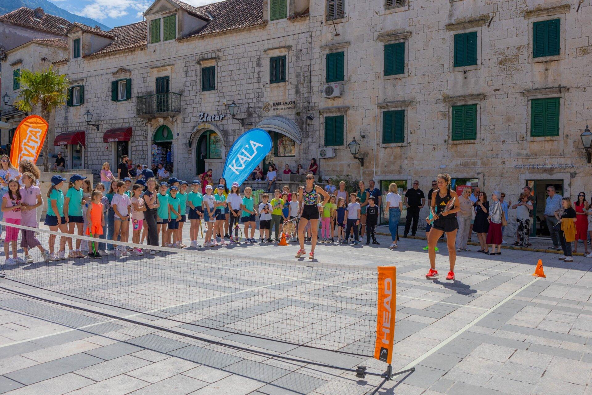 Kids Day u Makarskoj tijekom WTA Makarska 
