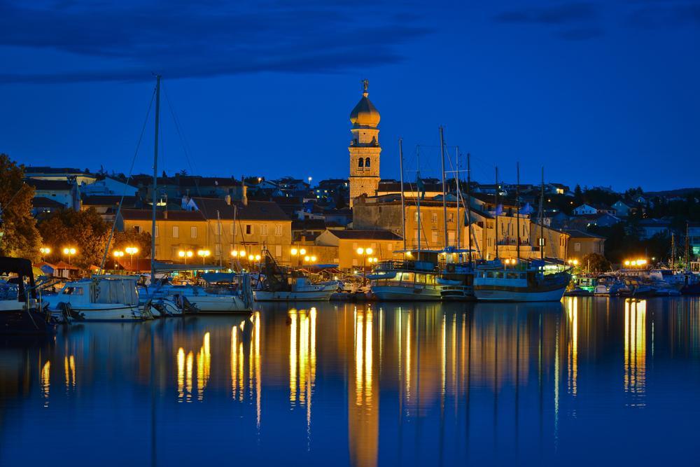 Enjoy Krk waterfront by night