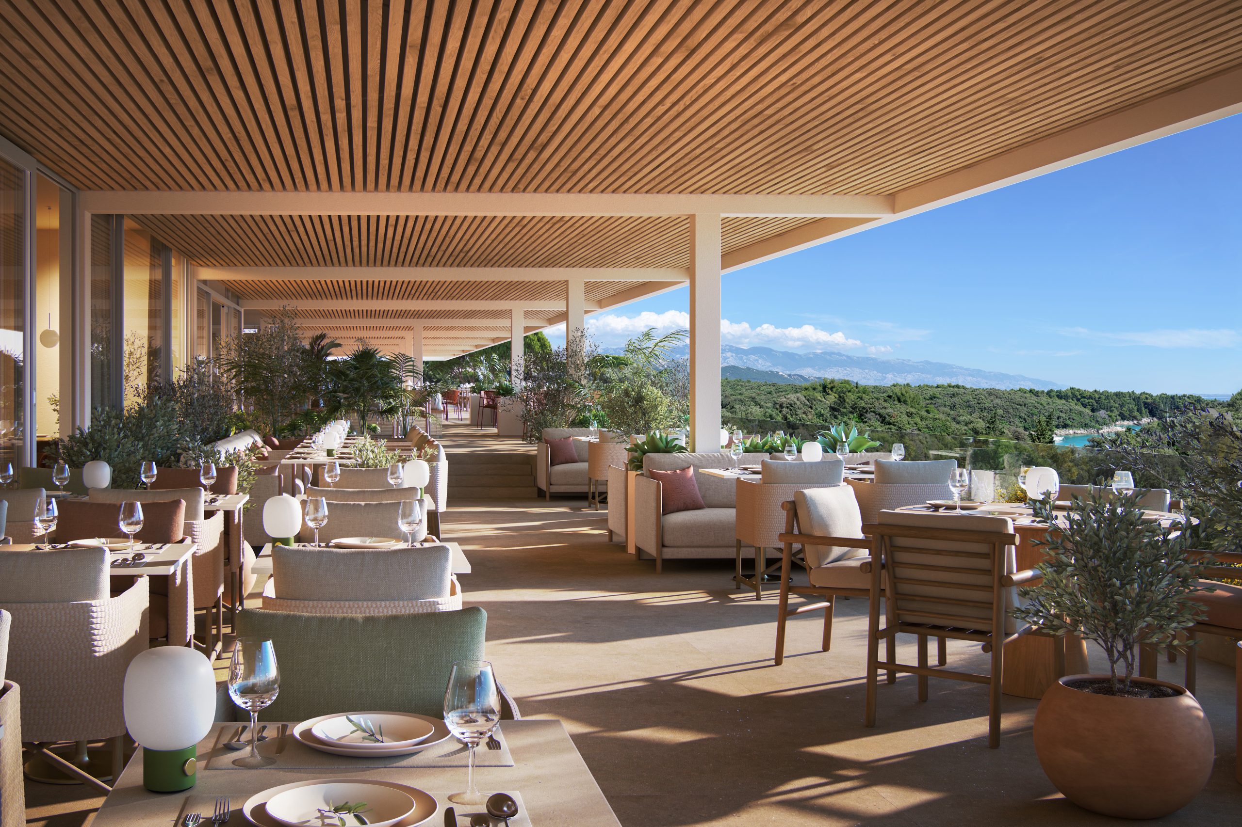 Arba resort restaurant terrace