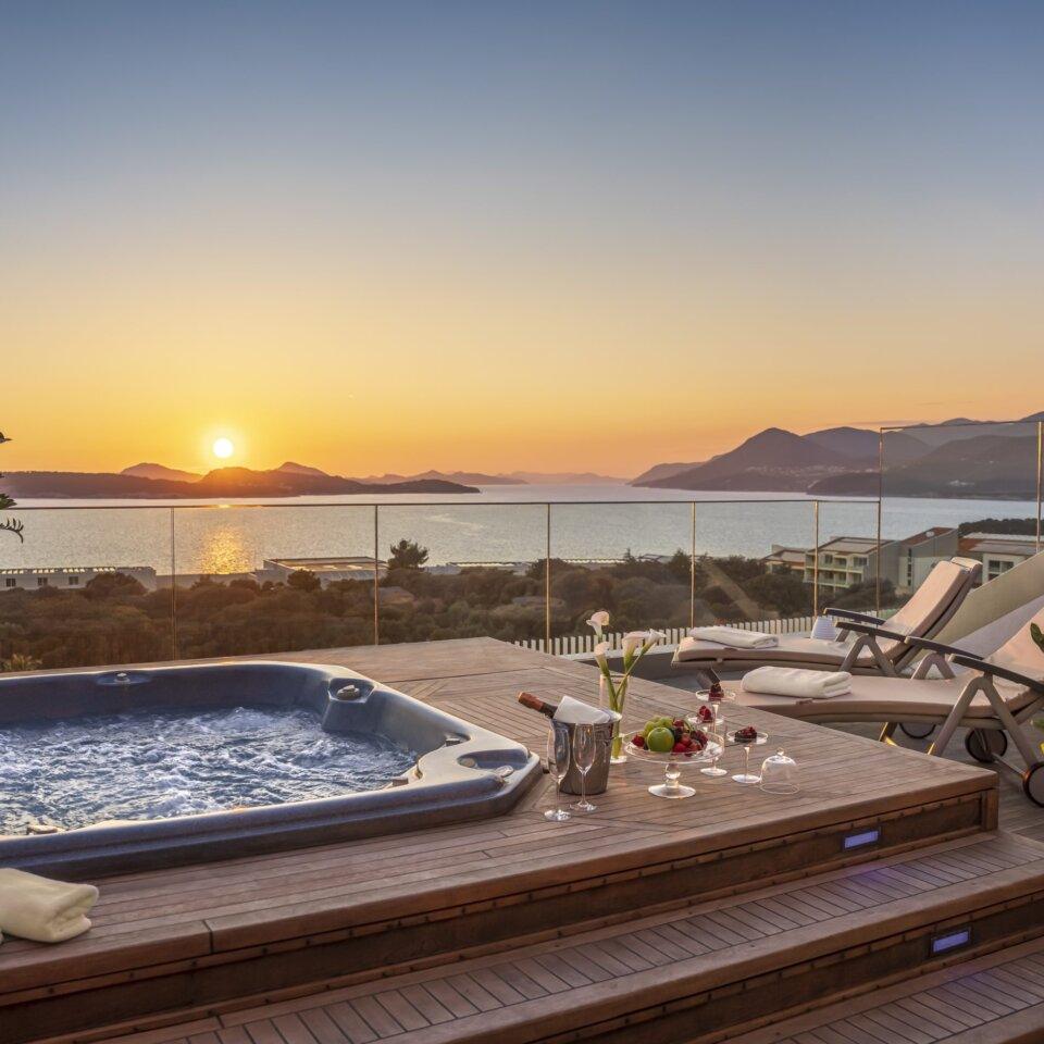 Lacroma Dubrovnik Hotel V level Presidential Suite terrace