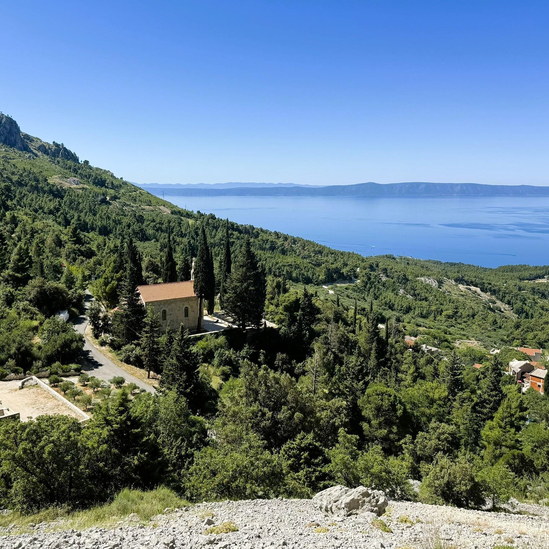 Pogled na Jadransko more s Biokova