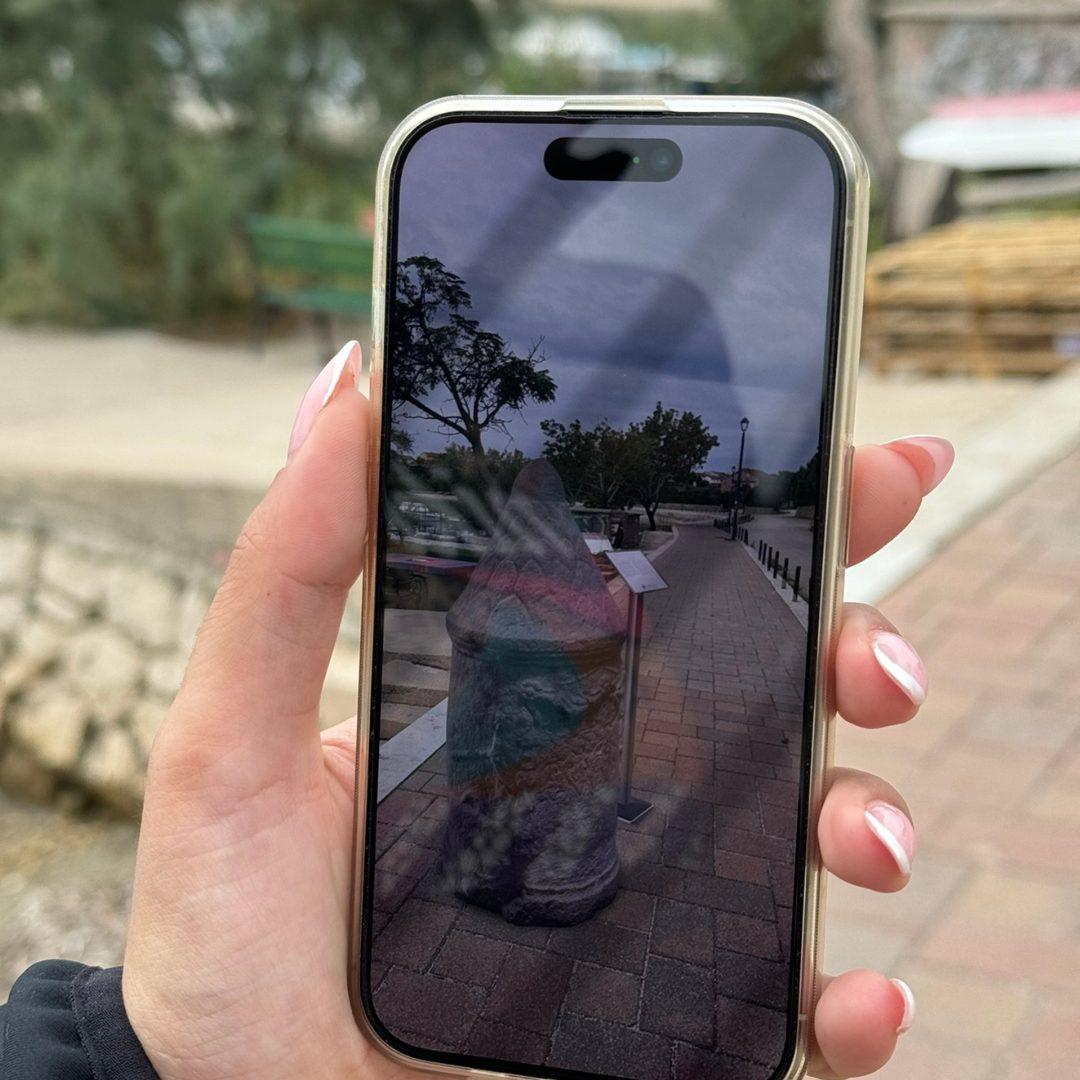 Eines der Augmented-Reality-Objekte &ndash; JUXTA MARE, virtuelles Museum f&uuml;r Fischerei, Seefahrt und Schiffsbau
