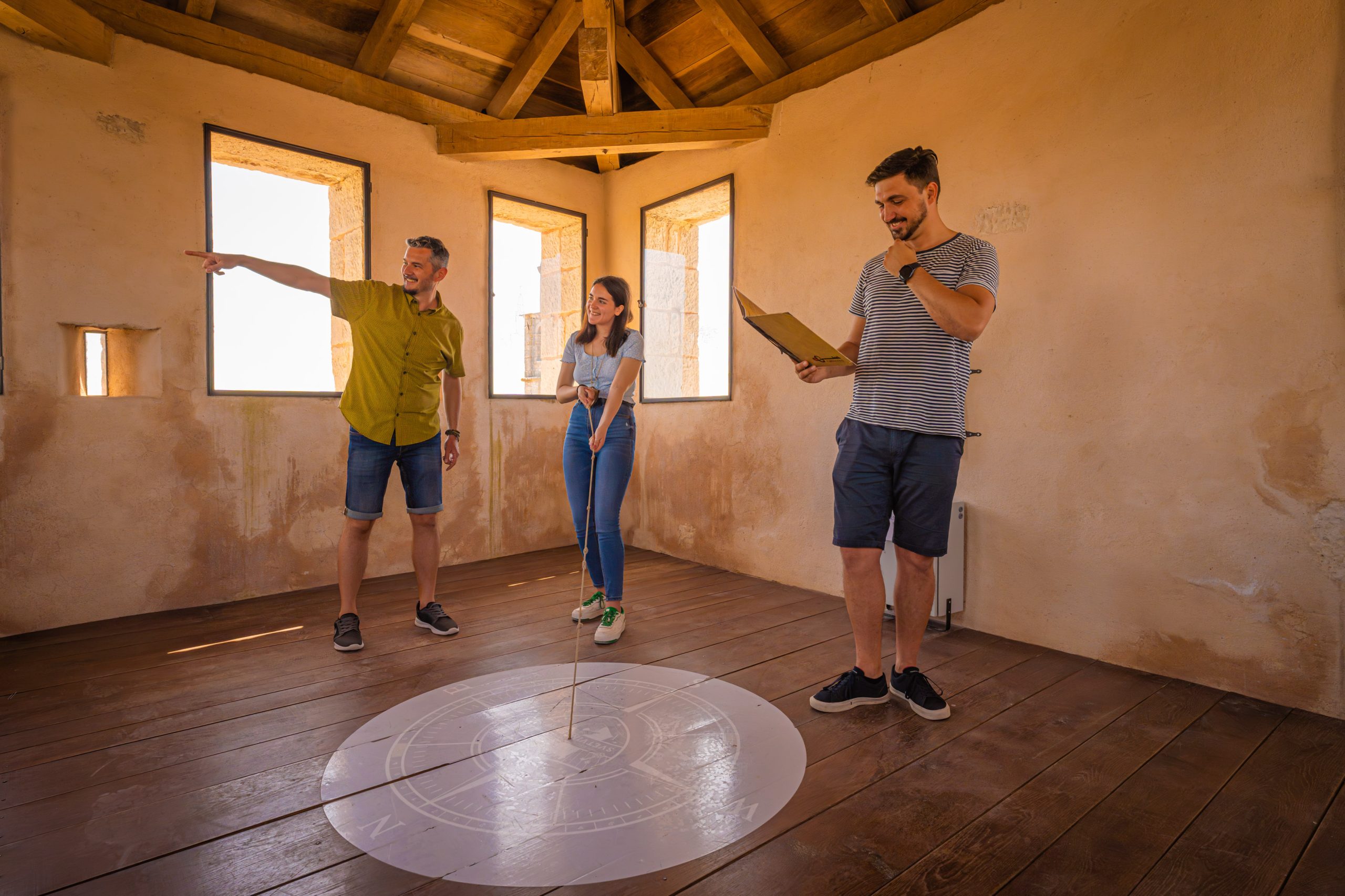 Teilnehmer der Escape-Castle-Spiele in Svetvinčenat