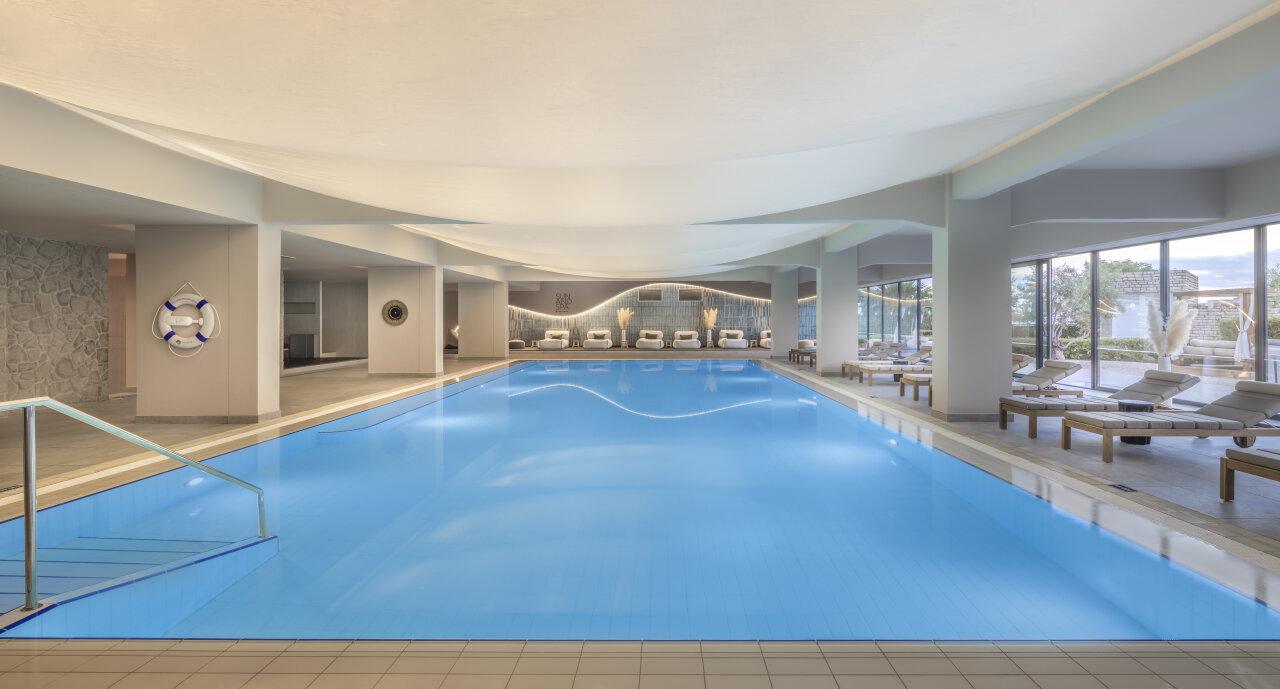 Indoor pool at Valamar Padova Hotel