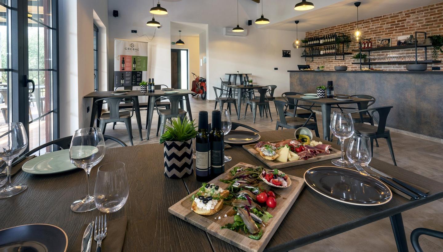 Tasting at Monte Formento restaurant