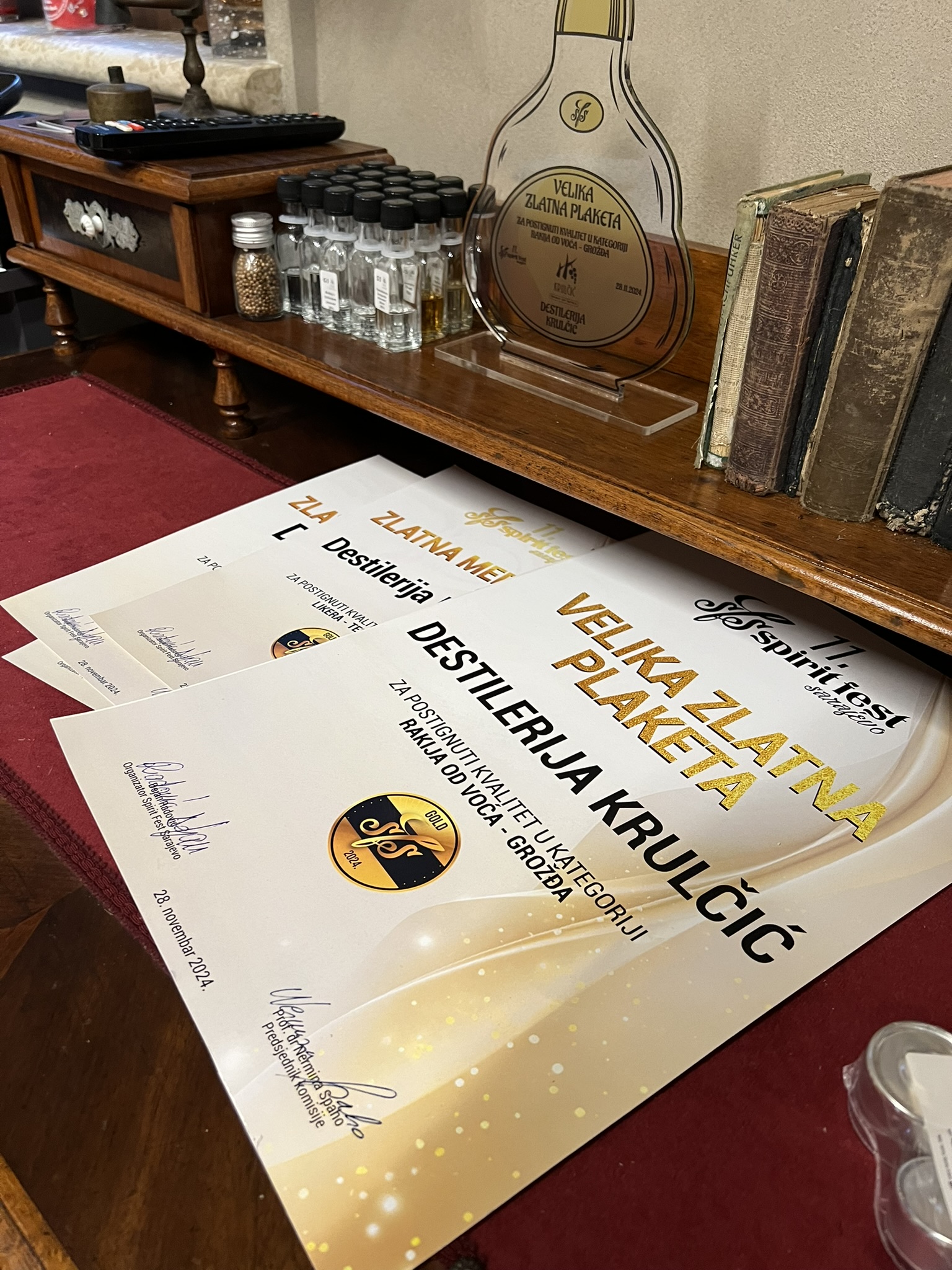 Awards of the Krulčić distillery