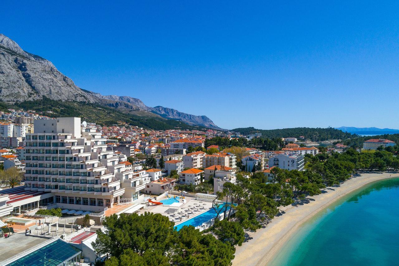 Pogled iz zraka na Valamar Meteor Hotel 