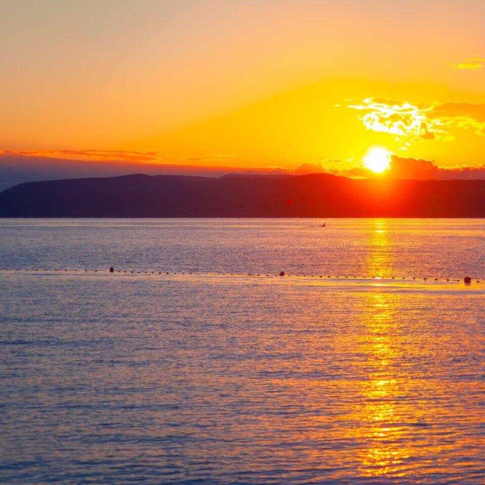 Sunset,Over,Island,Hvar,In,Adriatic,Sea,Croatia,.,Fantastic