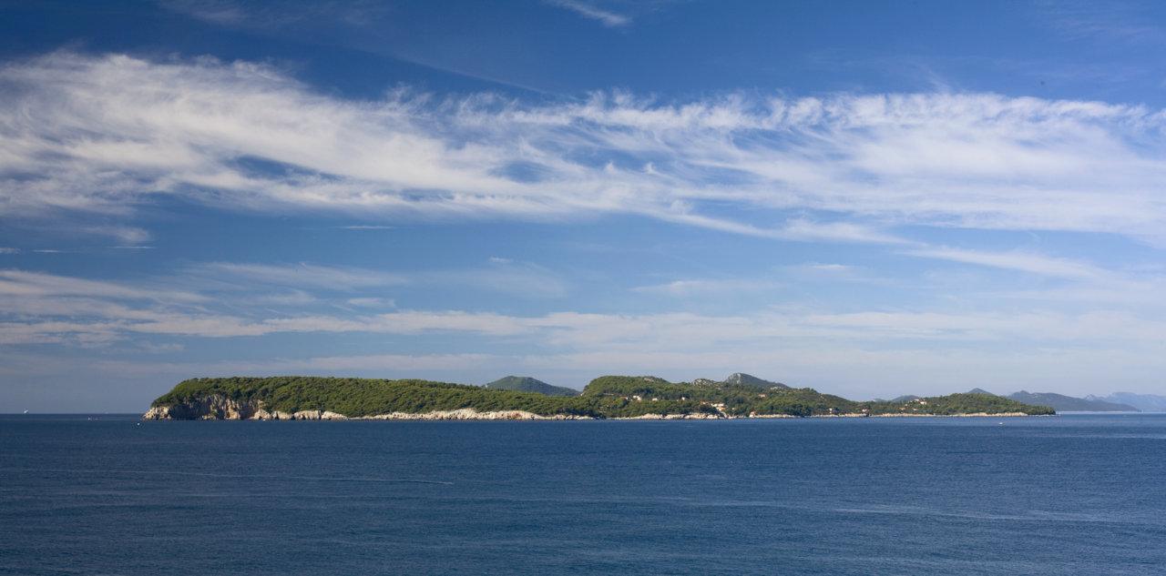 View of the Elaphiti Islands near Dubrovnik Blick auf die Elaphitischen Inseln bei Dubrovnik