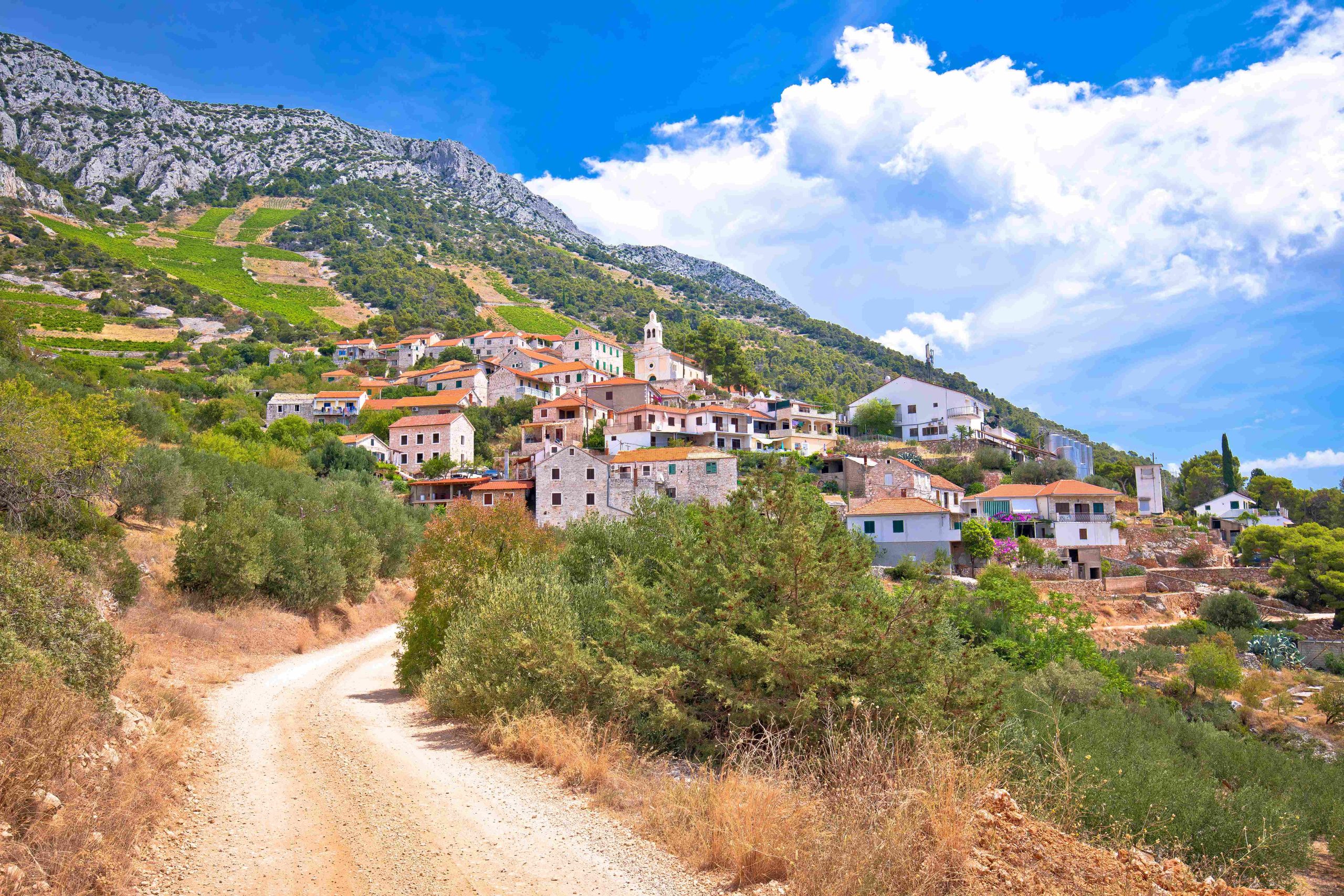 Sveta Nedjelja village on Hvar island