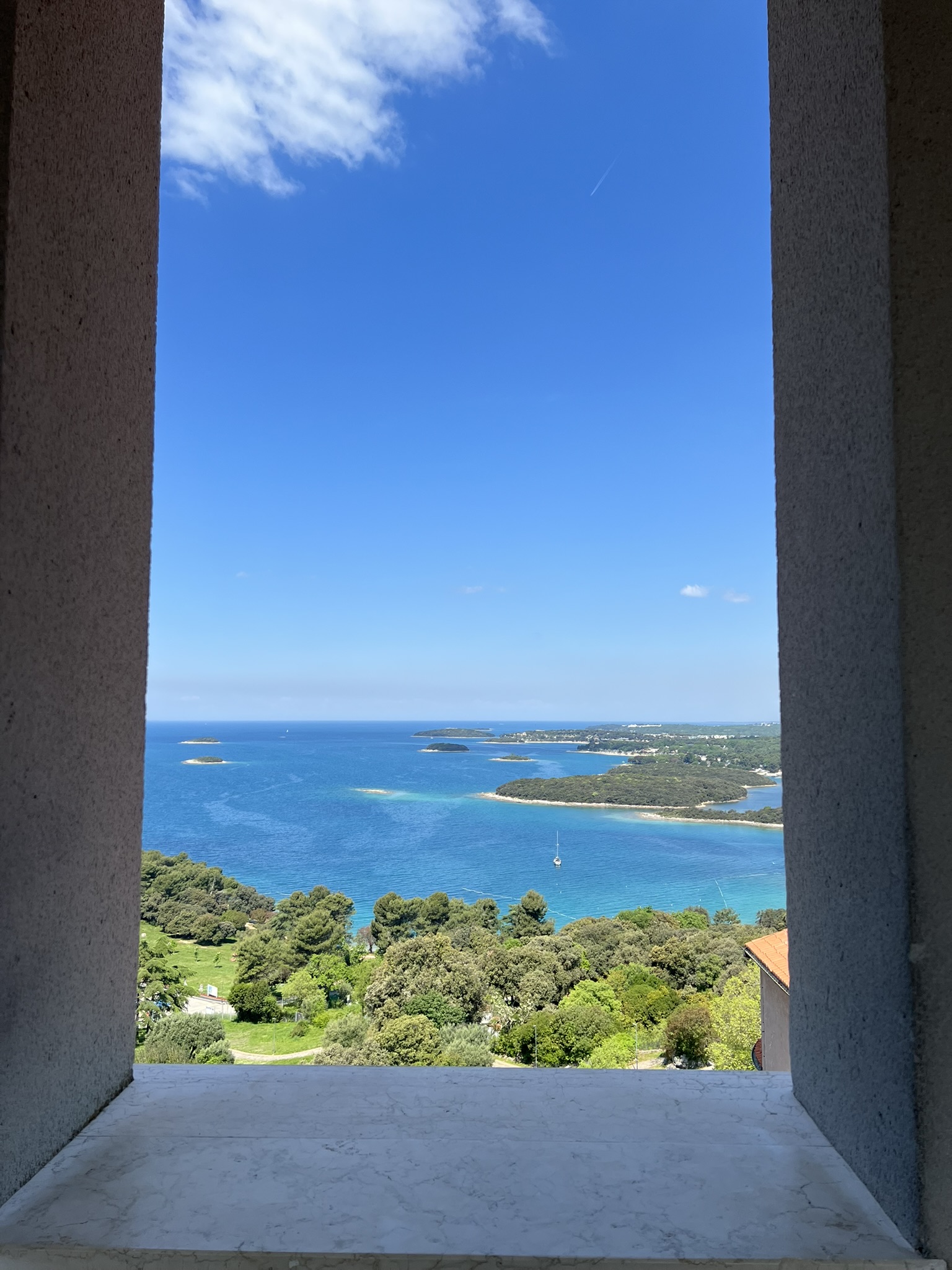Pogled sa Vrsarskog zvonika
