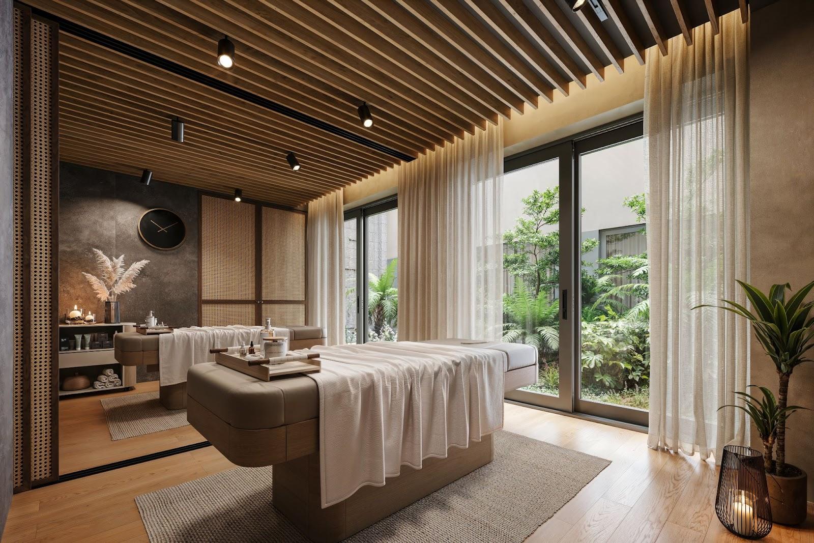 Surrender to relaxation in the serene atmosphere of the ESPA spa centre.