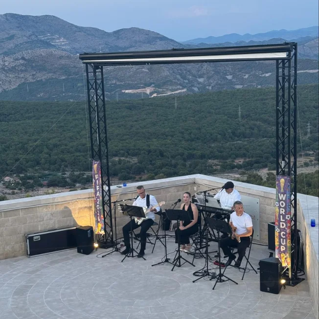 Open-air concert at the top of Mount Srđ above Dubrovnik.
