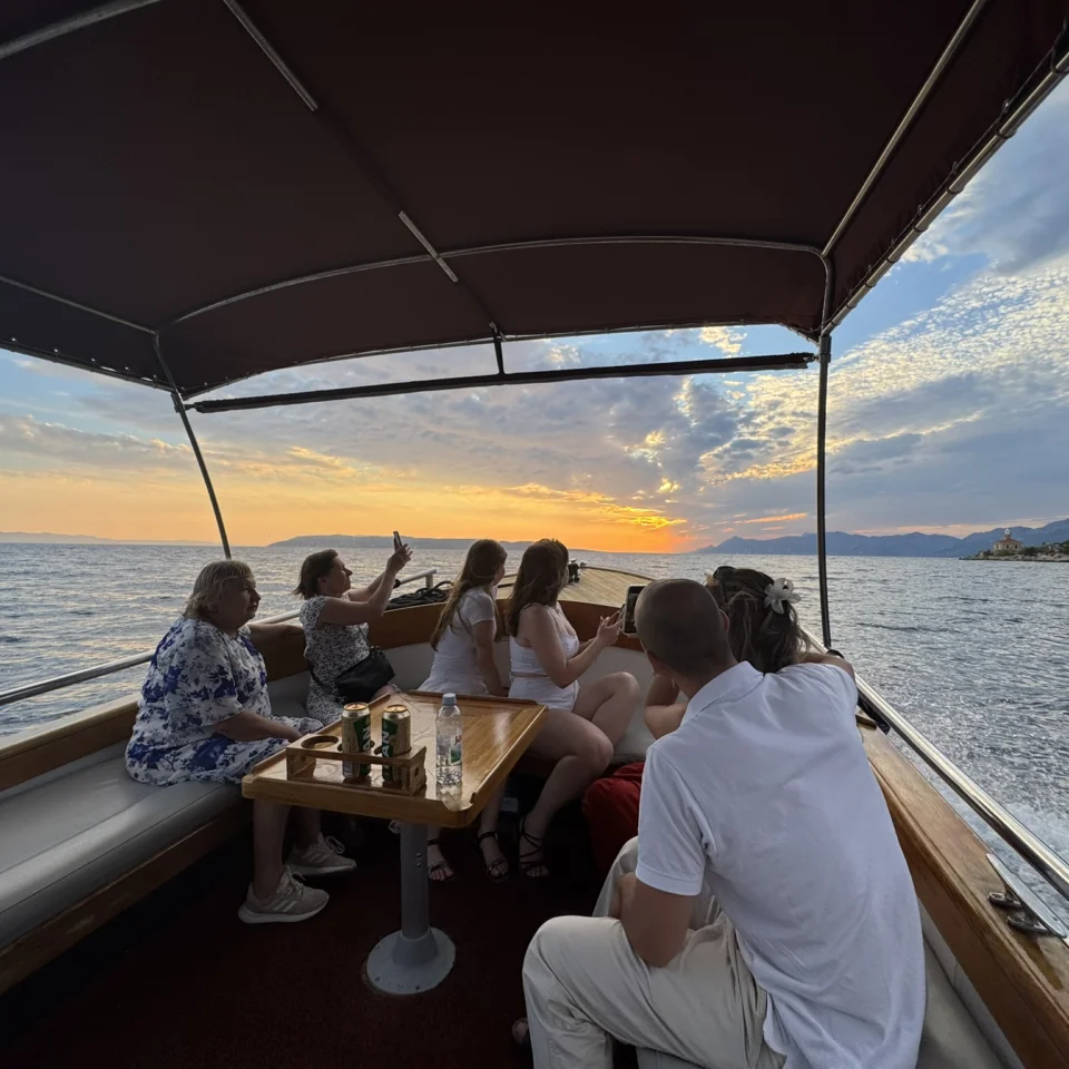 Sunset from the Sea: A Relaxed Evening Boat Trip in Makarska