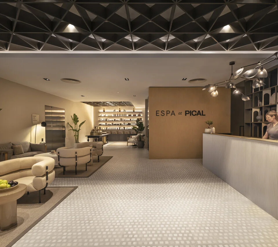 Reception area at ESPA at Pical in Poreč