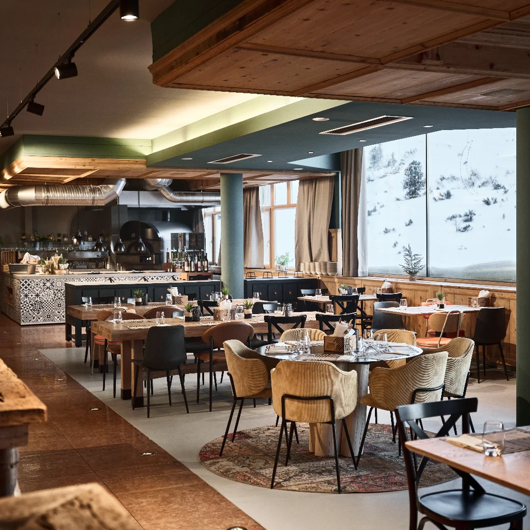 Restaurant interior at Places Obertauern Hotel