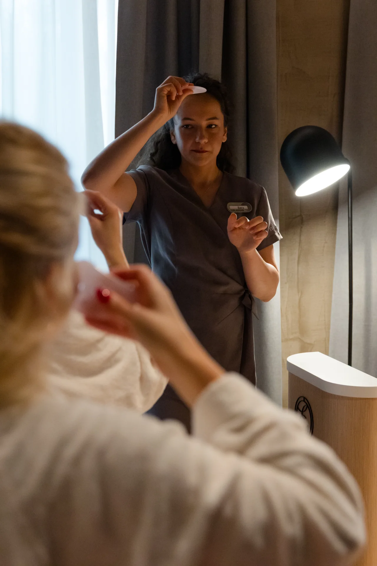  Guest enjoying a beauty ritual at ESPA at Pical.
